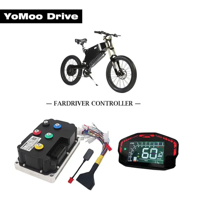 

Fardriver ND72360 48V-72V 3000W-4000W DC 190A Motor Controller FOC BLDC with DKD Display For E-BIke Moped Electric Motorcycle