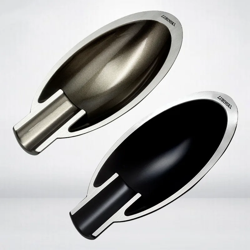 Cigar Ashtray Metal Pocket Portable Cigarette Cigar Ash Tray Travel Ashtray Cigar Business Smoking Gadget Accessories