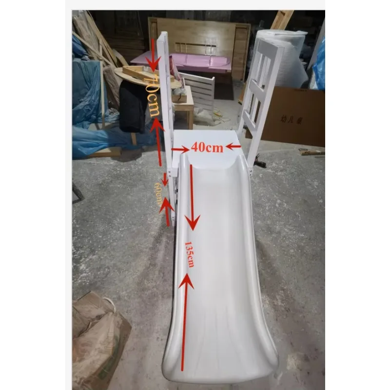Gran oferta, blanco, rosa, azul, negro, plástico, chico, niño pequeño, evento, fiesta, contraseña, 4 pies, 5 pies, tobogán de juego suave, tobogán blanco interior para piscina de bolas