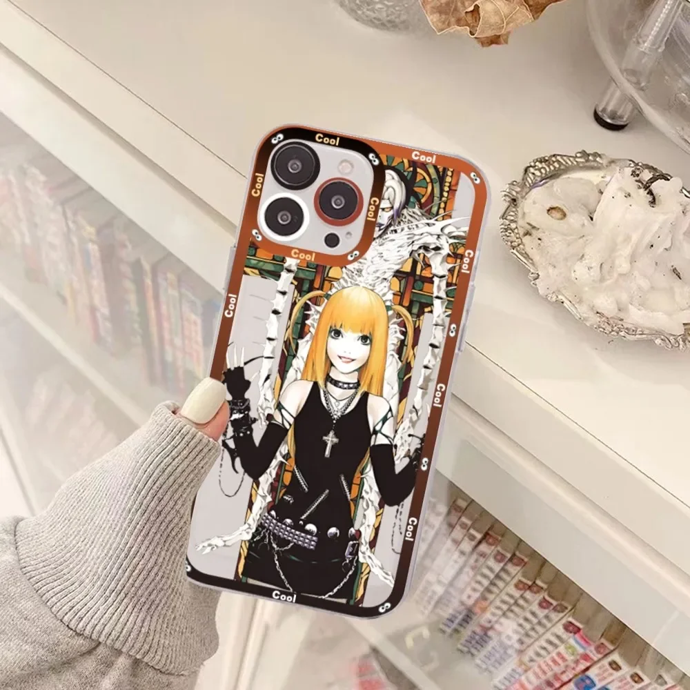 Death Note Misa Amane Phone Case For IPhone 15 13 14 Pro Max XS XR 12 11 Pro 13 Mini Soft Clear Back Cover