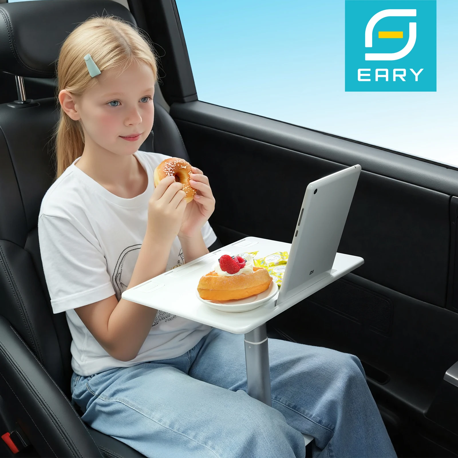 

Eary Car Back Seat Laptop Desk Car Work Table Tray for Writing Car Organizer for Kids Commuters Family Adult Notebook iPad Stand