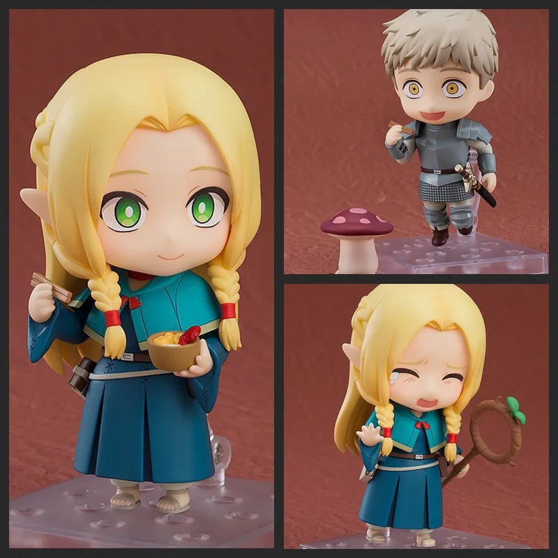 Anime peripheral figure delicious in Dungeon Q clay man 2385 marcill le 2375 Leo Studin moving doll hand-made ornaments.