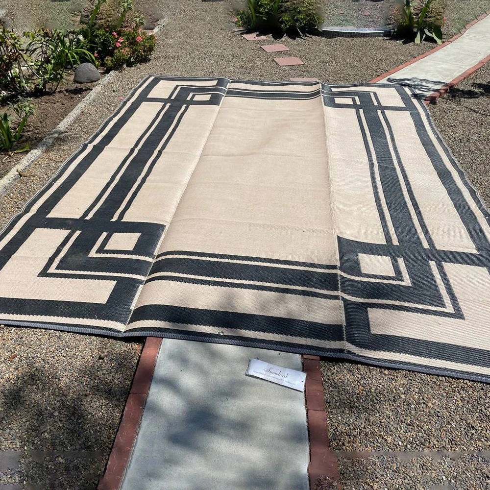 High Quality Washable Modern Polypropylene Outdoor Safety Mats & Rug For RV Indoor Hallway & Garden Use