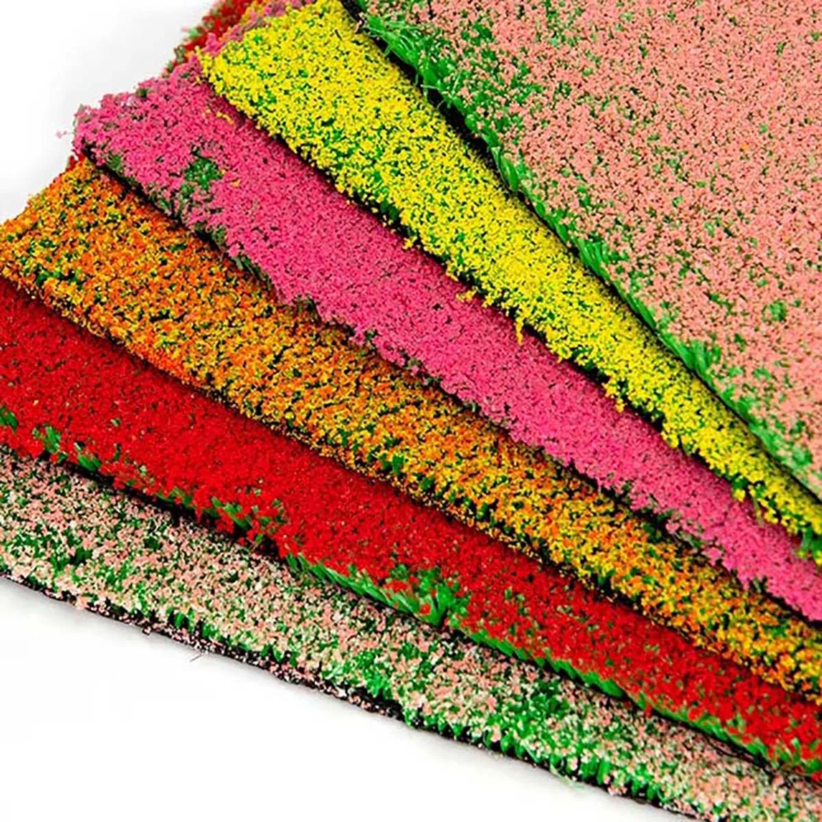 

1Pcs Artificial Grassland with Shredded Flowers 30g Colorful Flowers on Simulation Lawn Turf Mat 10 Colors DIY Micro Landscape
