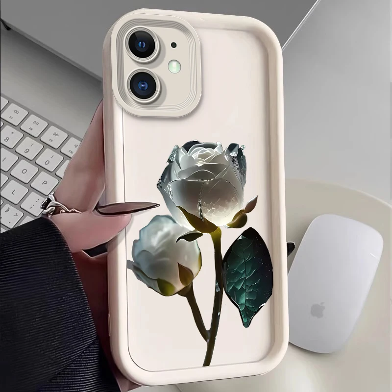 11 Bloom Flower New Sky Eye Phone Case For iPhone 11 12 13 14 15 Pro Max Mini X XS XR 6S 8Plus 6 XSMAX 7 14 15 Plus Cover