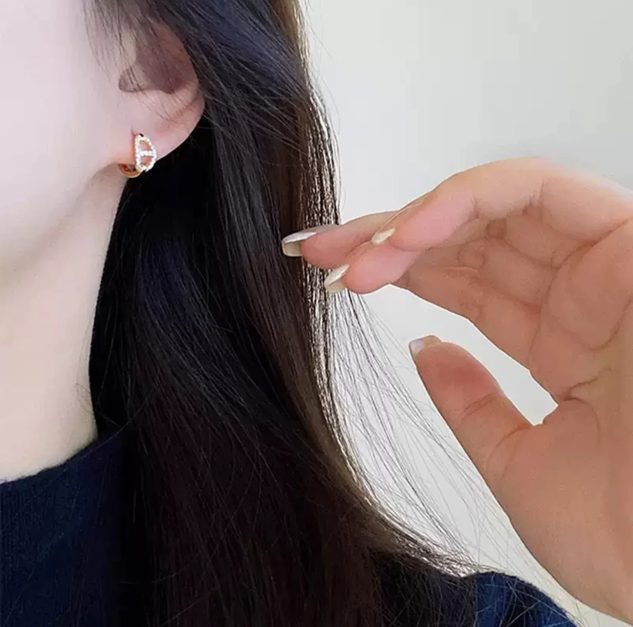 Серьги-застежки для ушей Роскошный дизайн Серьги Силиконовый зажим для ушей Женские серьги без пирсингаМужские и женские стили.