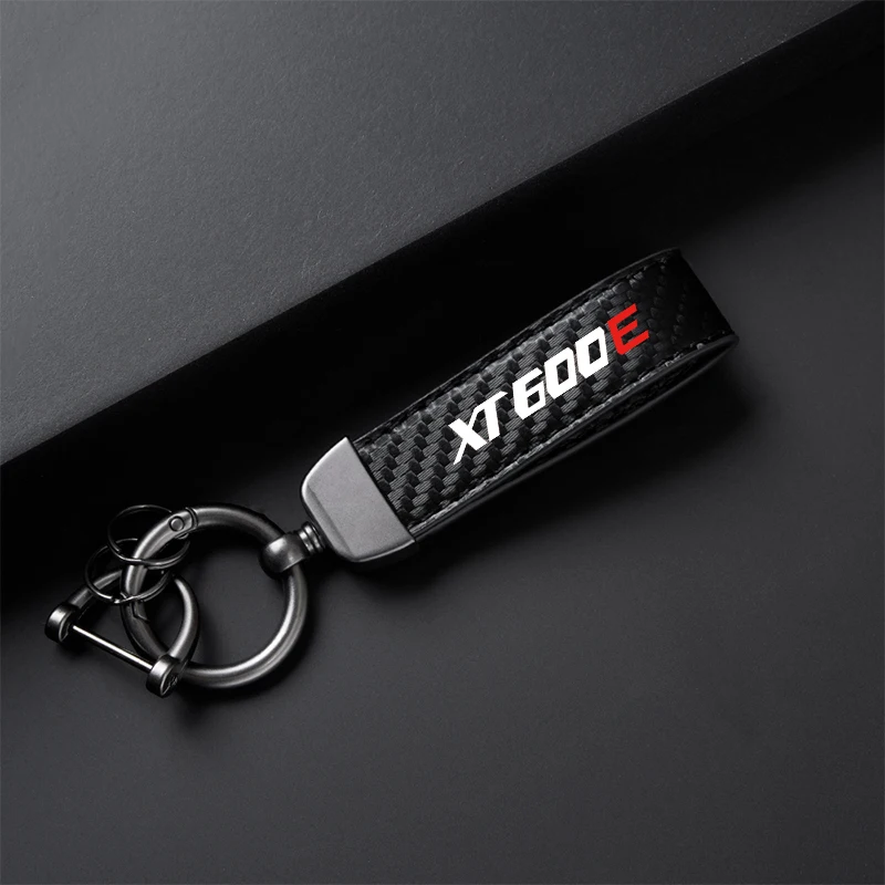 For YAMAHA XT600 XT600E XT 600 Accessories High-Grade leather Motorcycle Keychain Holder Keyring