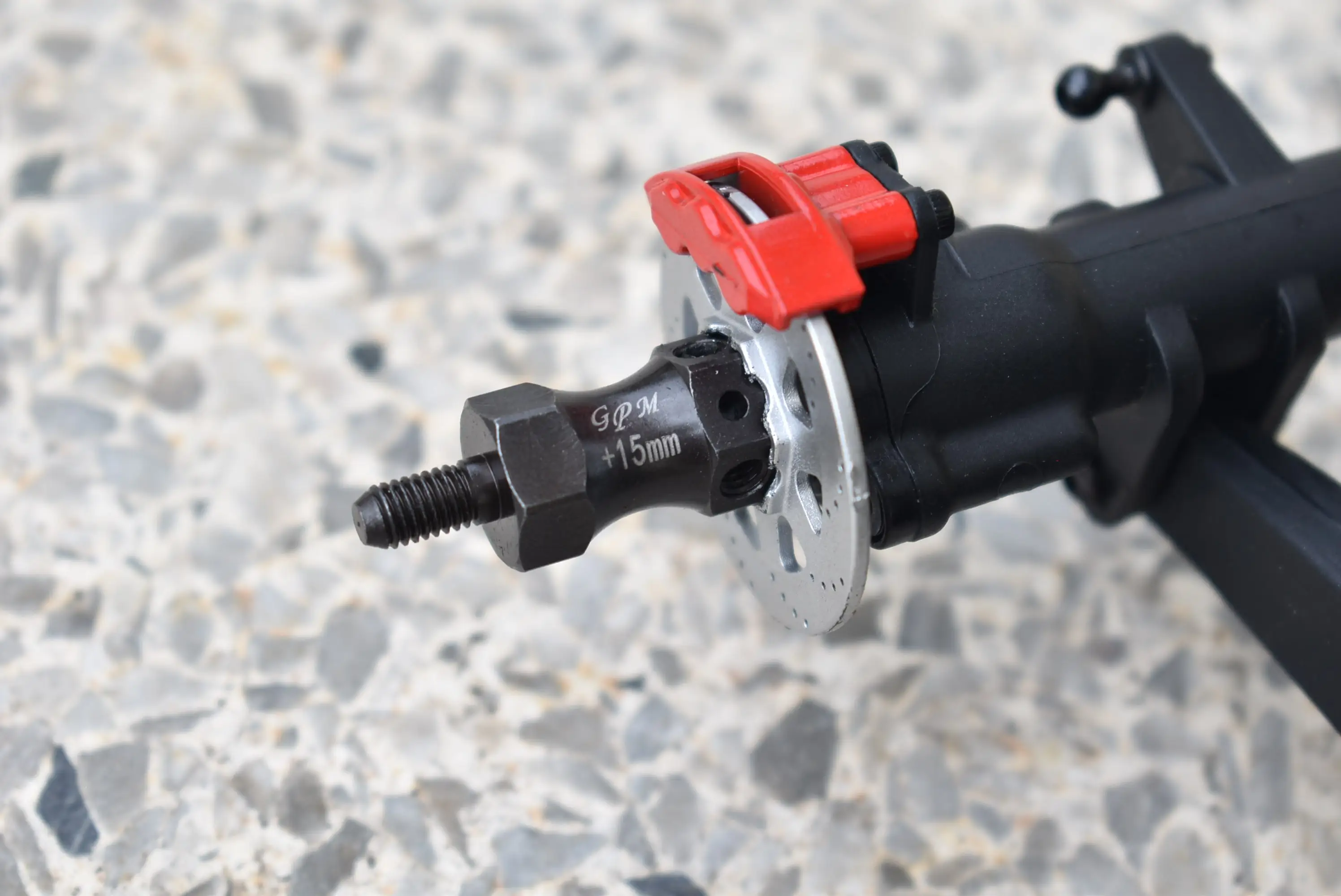 GPM gehard staal voor/achter verlengd wiel zeskant voor LOSI 1/10 Rock Rey Baja Rey