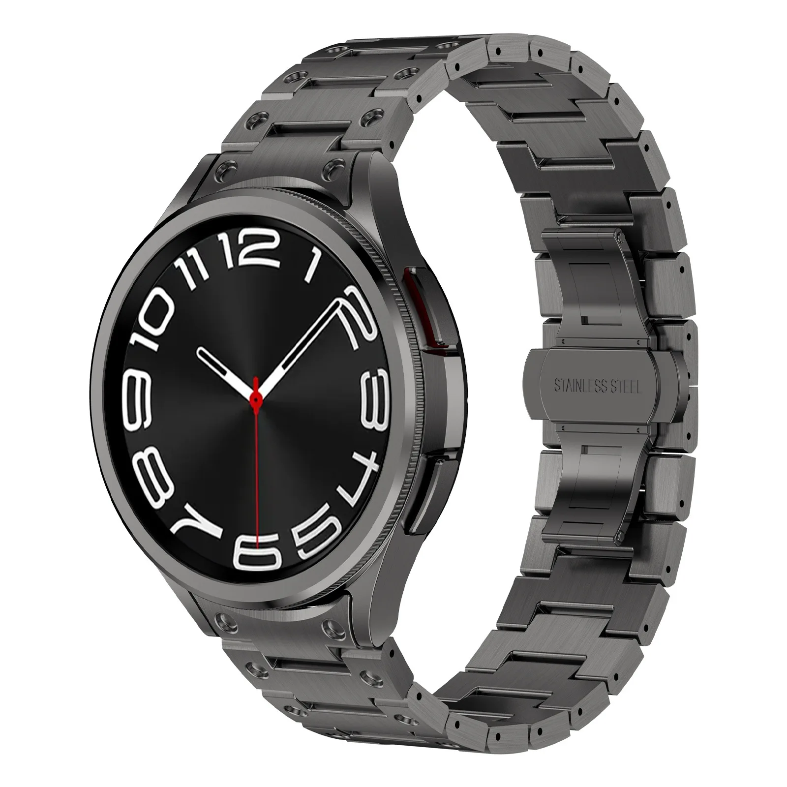 

Ремешок из нержавеющей стали для Samsung Galaxy Watch 6 4 Classic 5 pro, металлический браслет без зазоров 47 мм 43 мм 44 мм 40 мм, Galaxy Watch 6