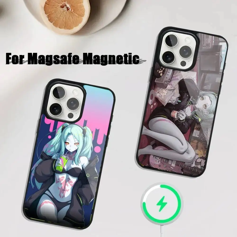 

R-Rebecca cartoon Phone Case For iPhone 17,16,15,14,13,12,11,Pro,Max,Plus,Mini,SE4,E Magnetic Magsafe Wireless Charging