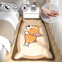 Cute Cartoon Image Carpet Animal Modern Fashion Dirty Anti-slip Rugs for Bedroom Bedside Children's Room Lounge Decorative Mat