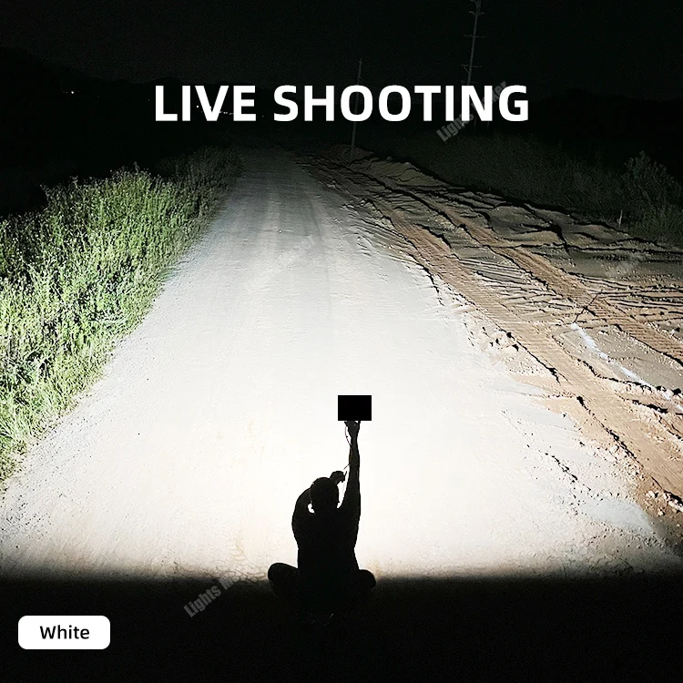 192 واط سوبر قوة كبيرة Led ضوء العمل واسعة الفيضانات/بقعة طويلة شعاع مقاوم للماء جرار ضوء العمل Led 6000 كيلو الأبيض سيارة الخفيفة #5