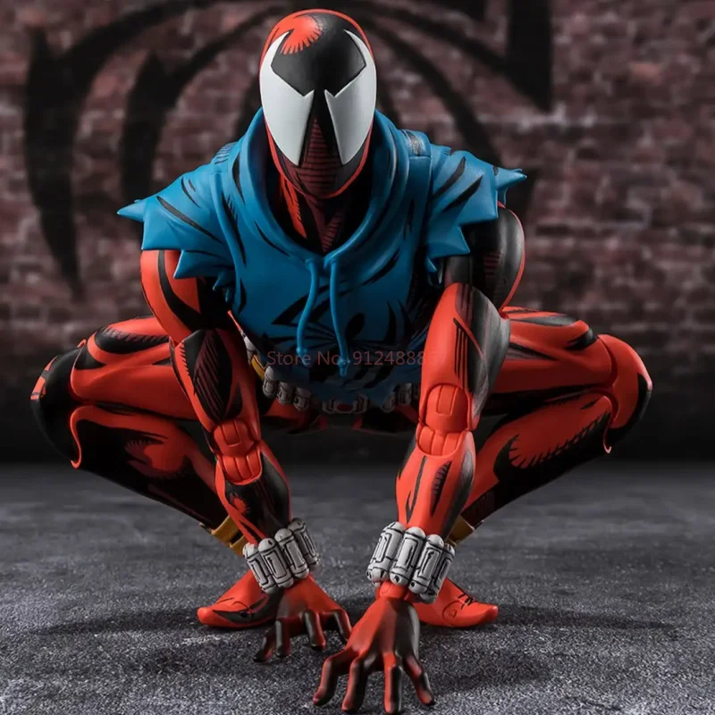 شخصية بانداي سول Shf مارفل سكارليت سبايدر - الرجل العنكبوت عبر ذا سبايدر فيرس أنيمي موديل Kt دمية قابلة للجمع #6