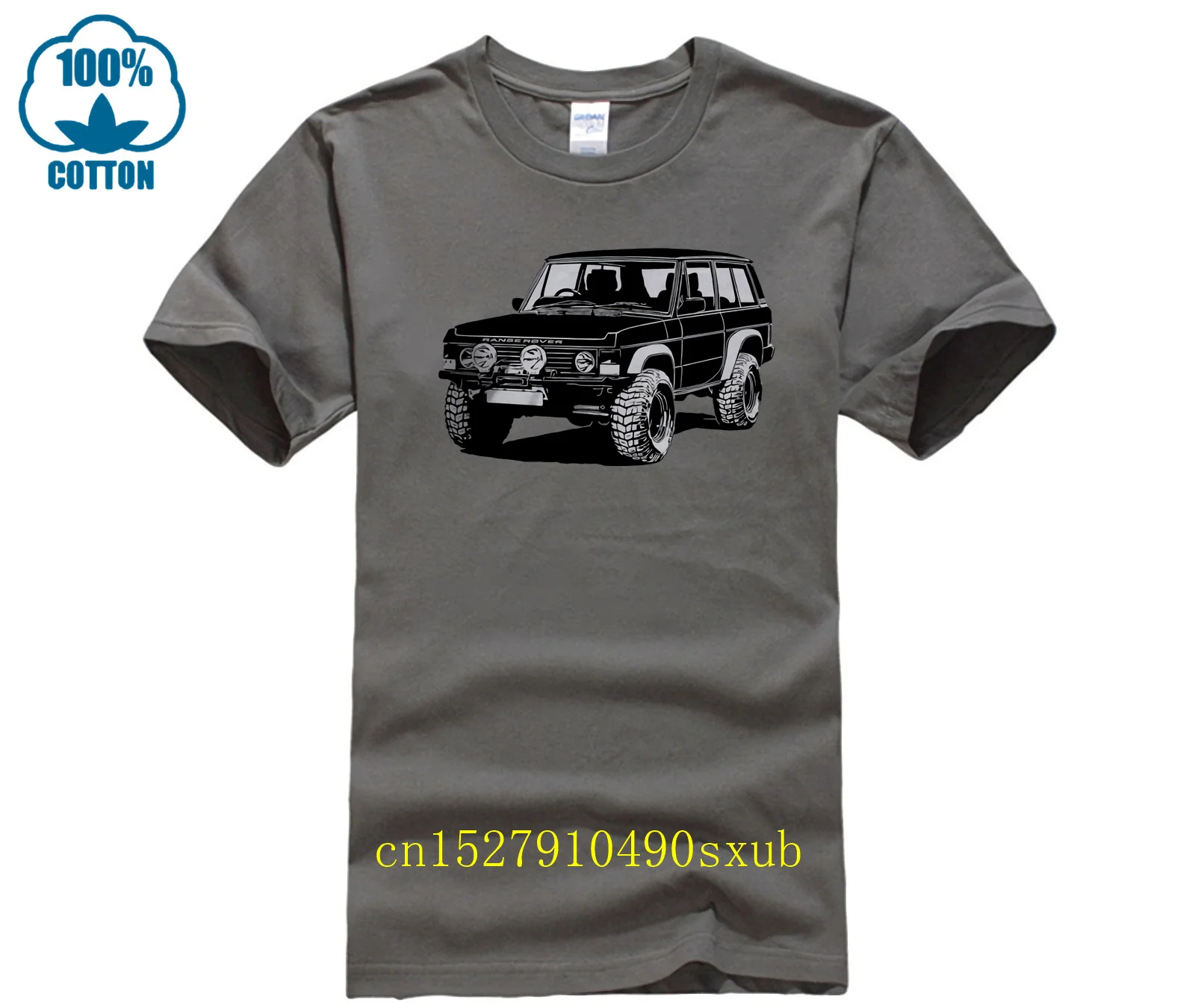 Land Rover Range Rover Off Road Classic t-shirt in morbido cotone a 3 porte Multi colori