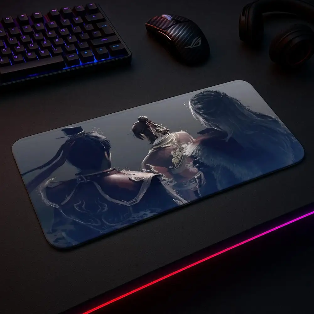 

Dynasty Warriors Origins Mouse Pad Play Mat,Large XXL90x40cmx5mm,stitch Desk Mats,Gaming Accessories,PC Parts