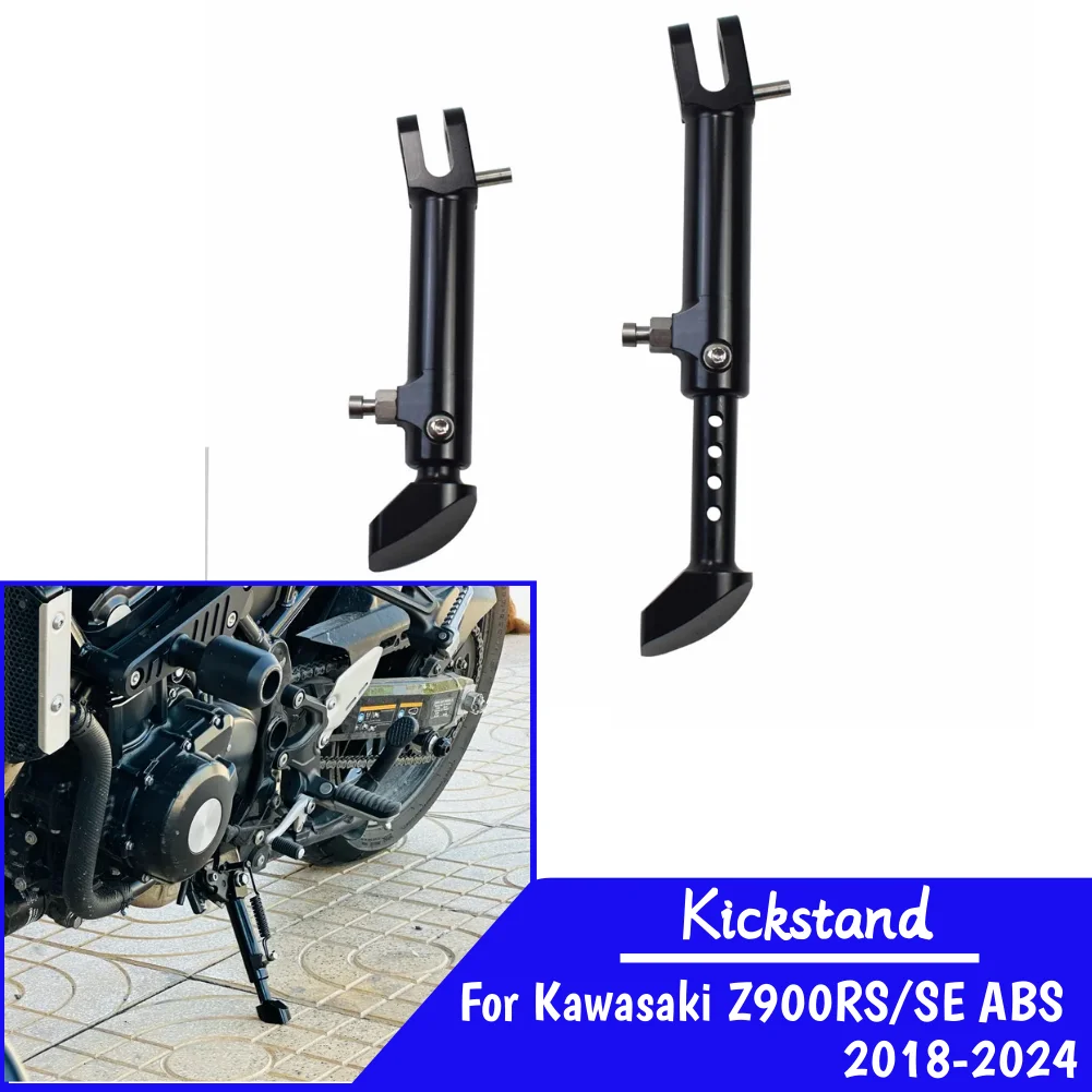 

Z900RS Adjustable Side Stand For Kawasaki Z900 RS SE Cafe ABS 2018-2024 Z 900RS Kickstand Motorcycle CNC Kick Stand Accessories