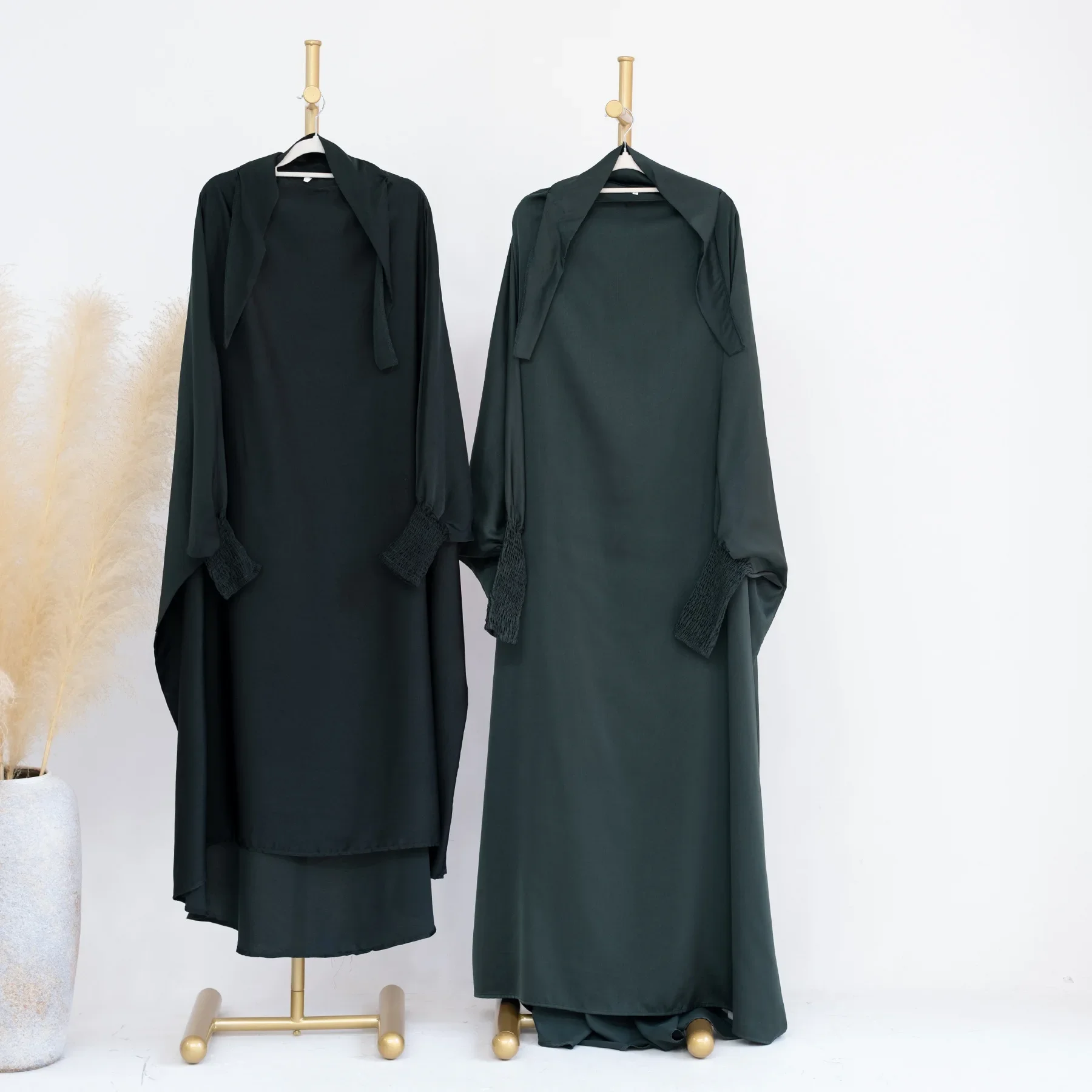 Eid-vestido largo con capucha Khimar Abayas para mujeres musulmanas, ropa de oración para niñas, vestido de Dubai Abaya, Túnica de Turquía, Ramadán, ropa islámica, Burqa