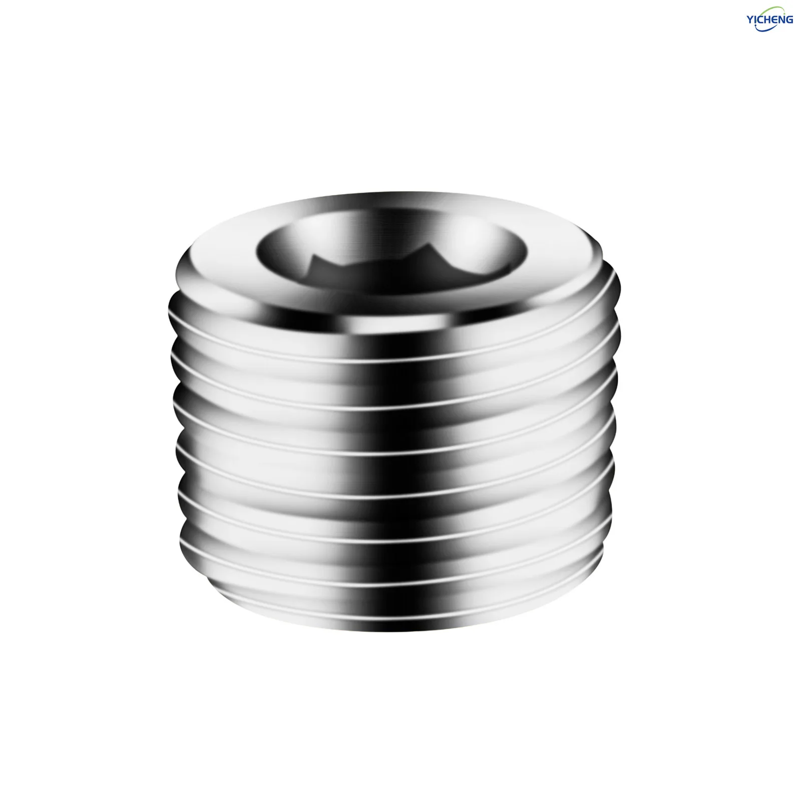 10Pcs iron Pipe Fitting, Hex Counter Sunk Plug, 1/2