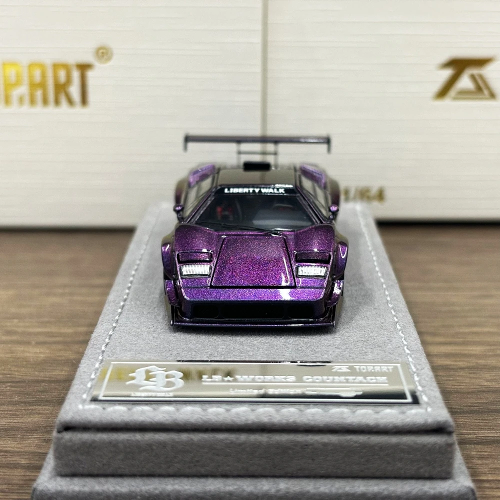 TopArt 1:64 Malaysia LBWK Countach Chameleon Color Diecast Model Car nel 2025