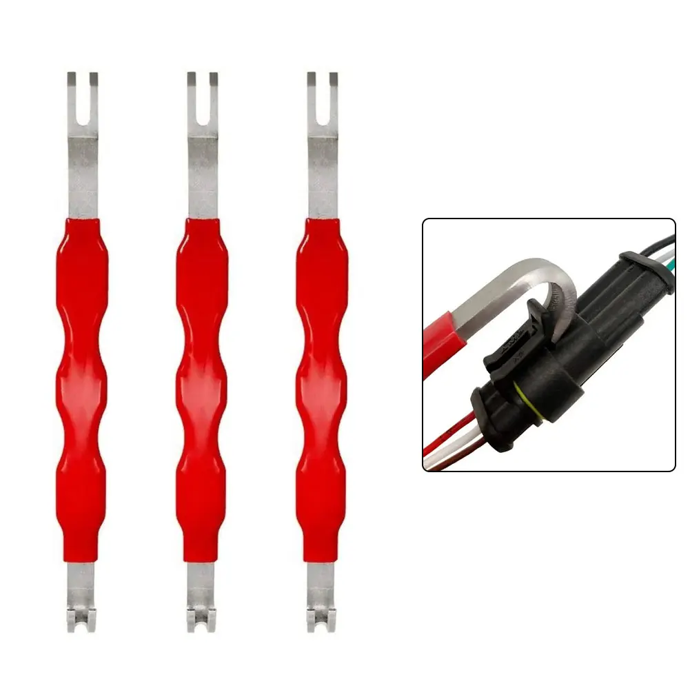 Séparateur de connecteur de Terminal électrique automobile, outil de retrait, extracteur pour réparation automobile, outils d'entretien 3 pièces