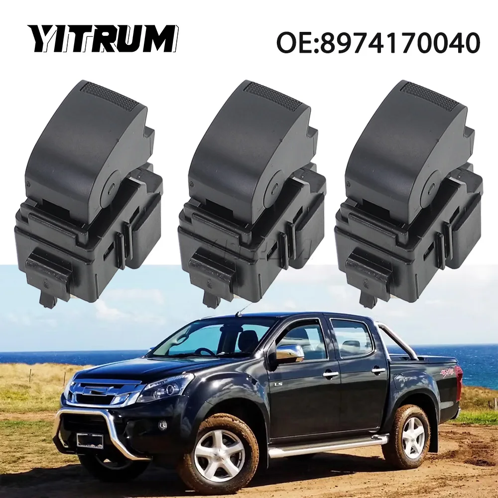 YITRUM  Electric Power Window Passenger Button Switch For Isuzu D-Max Dmax Pickup 2012 2013 2014 2015 2016 2017 2018 2019