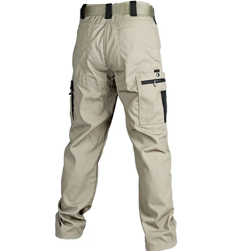 Taktische Freizeithose für Herren mit mehreren Taschen, Cargohose, Outdoor-Wanderhose, verschleißfeste Trainingsoverall – Detail 5
