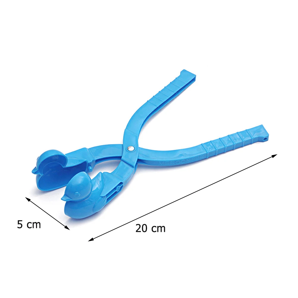 1pcs Cartoon Duck Sand Ball Clip Plastic Snowballs Mold Shovel with Handle Portable Multipurpose for Kids Outdoor Sports Toys