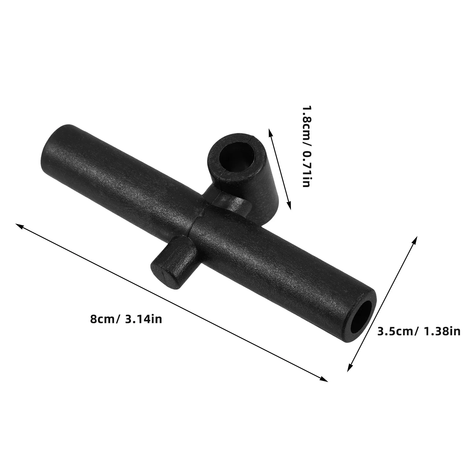 1 ensemble de connecteurs de cadre de cerf-volant en plastique durables, Kit de Support de tiges en T, pièces de réparation, accessoires de cerf-volant volant, tige en plastique