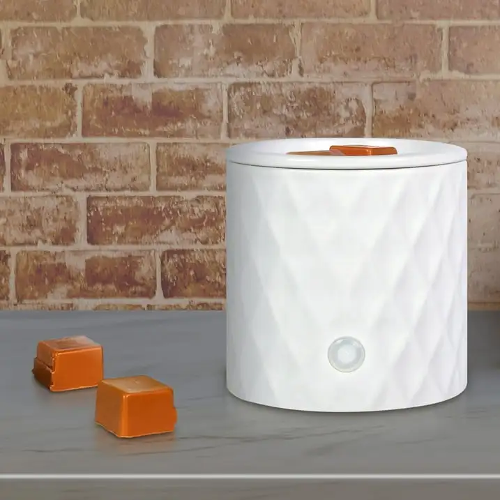 

(4 pack) Mainstays Electric 18-Watt Diamond Ceramic Wax Melt Warmer, White