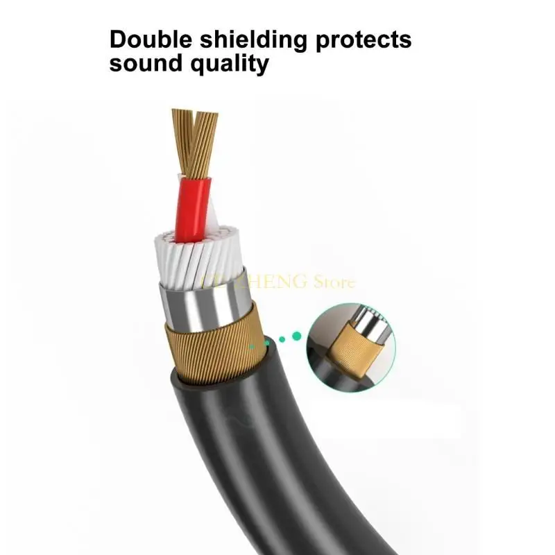 E56B 3.5mm 남성에서 여성 연장 와이어 보조 어댑터 자동차 컴퓨터 컴퓨터 휴대폰 보조 와이어 익스텐더 라인 50cm-10m