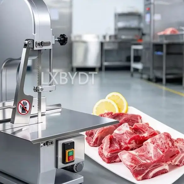 Heavy Duty Bone Cutting Band Saw, Commercial Electric Saw Machine, Wear Proof Equipment For Catering Business