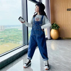 Early Yang Tong A550 girls' autumn denim overalls 2023 new style fashion CuHK children