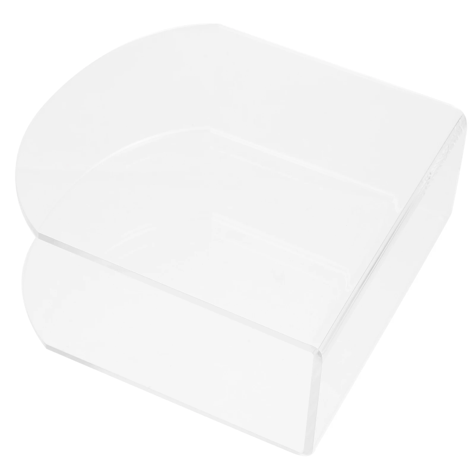 

Elegant Clear Acrylic Napkin Holder Crystal Like Paper Towel Storage Rack Decorative Desktop Stand for Kitchen Bathroom