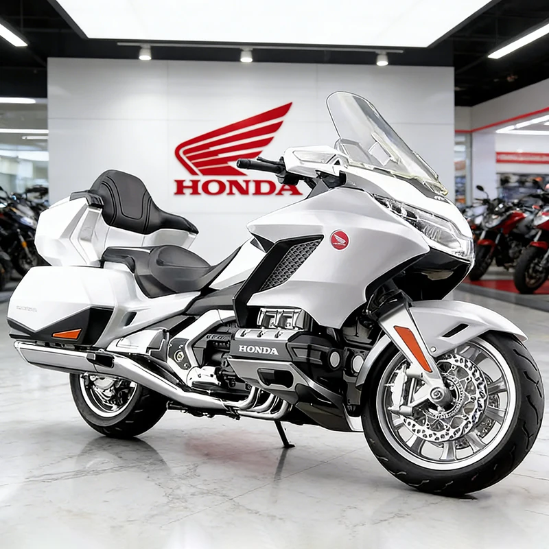 

1:12 Honda Gold Wing GL1800 Alloy Die Cast Motorcycle Model Vehicle Collection Sound and Light Off Road Autocycle Toys Car