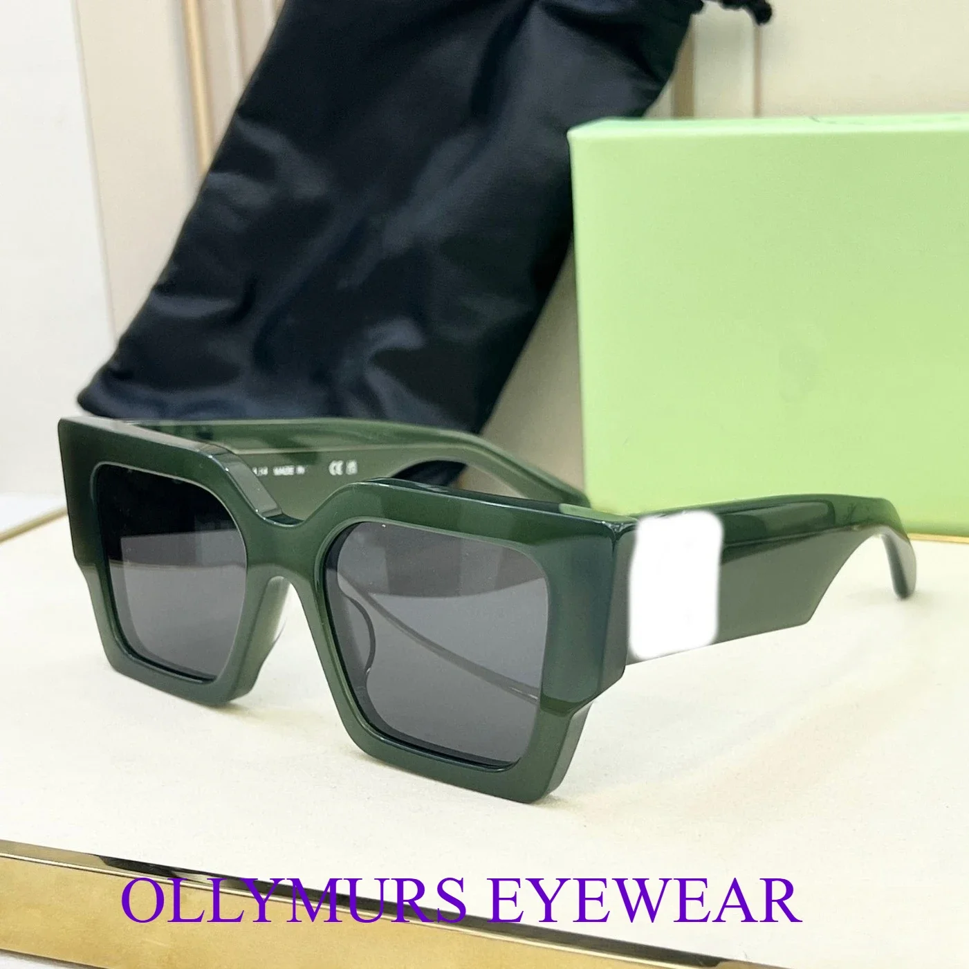 المصمم الأصلي قبالة العلامة التجارية العصرية الجديدة عالية الإصدار الزاوية زهرة إطار كبير نظارات أزياء النظارات الشمسية محايد الشارع واقية من الشمس