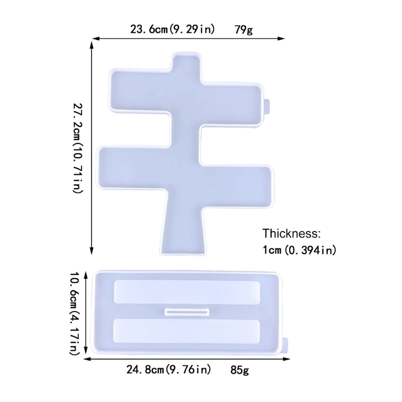 Stampo in silicone per espositore porta orologio per collane, bracciali, anelli, conservazione NM