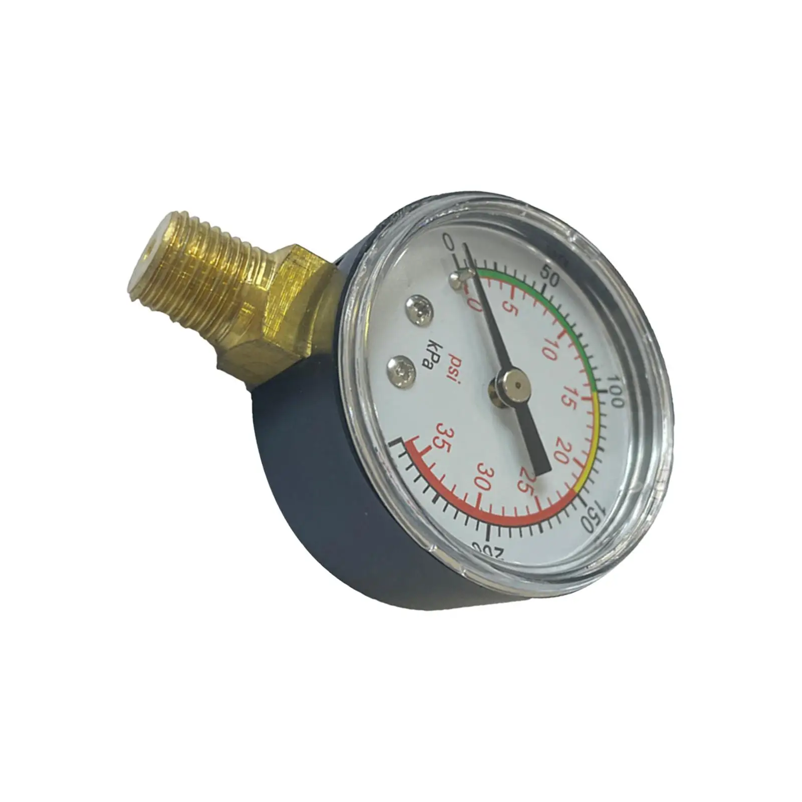 Dual Scale Pressure Gauge Pool Sand Filter Pressure Gauge for Pools Hot Tubs