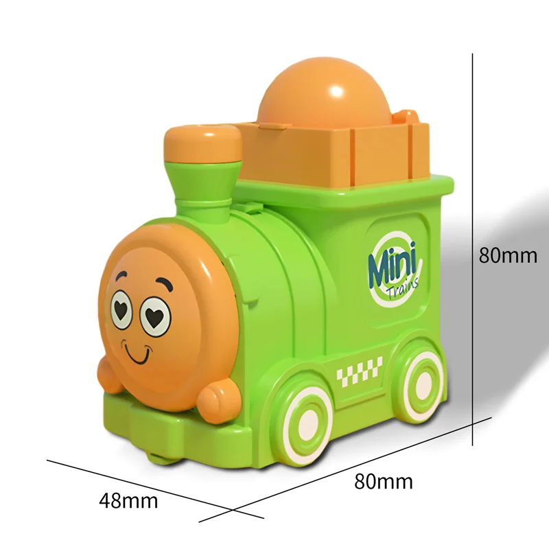 

Press and Go Cartoon Train Pull Back Inertial Ejection Toys Cartoon Train Parent-Child Educational Toys Gifts for Boys and Girls