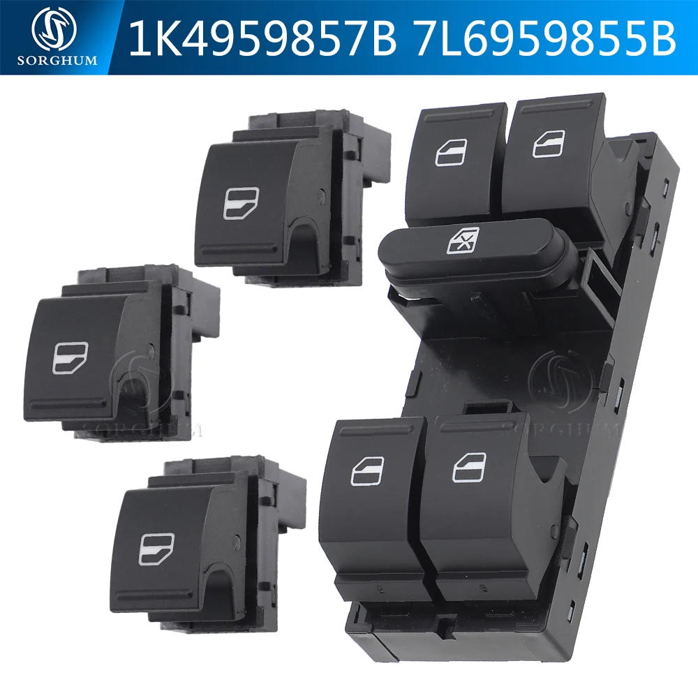 SORGHUM 5ND 959857 1K 4959857 B Master Fenster Schalter Einzigen Taste Für VW Jetta Golf GTI MK5 MK6 Passat B6 B7 CC Touran Tiguan Sitz – Detail 9