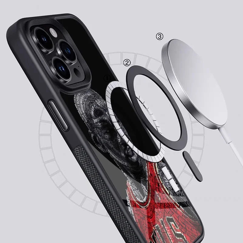 Etui na telefon IPhone 15 14 13 Pro Max 11 12 Mini Alex do Magsafe etui do ładowania bezprzewodowego