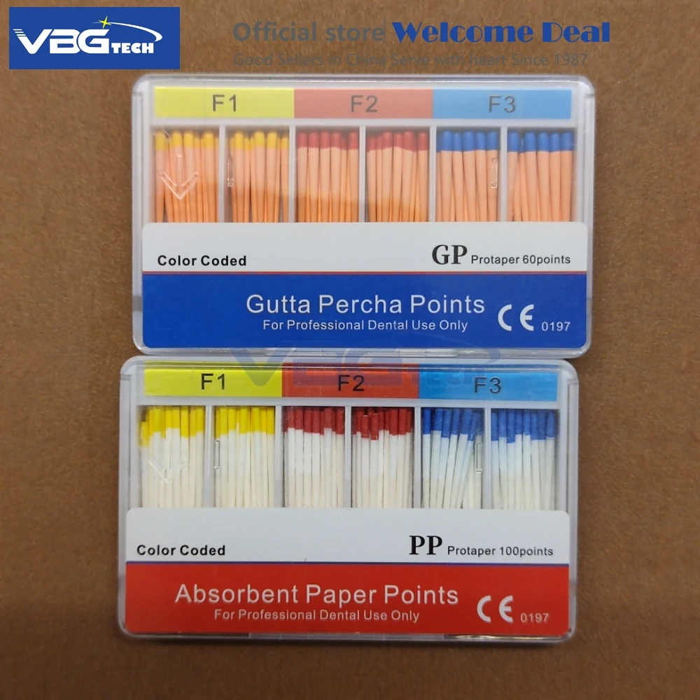 Dental Absorbent Paper Points 02/04/06 F1F2F3F4F5 Endodontic File Instrument for Root Canal Prepare Gutapercha Endodoncia 15-40#