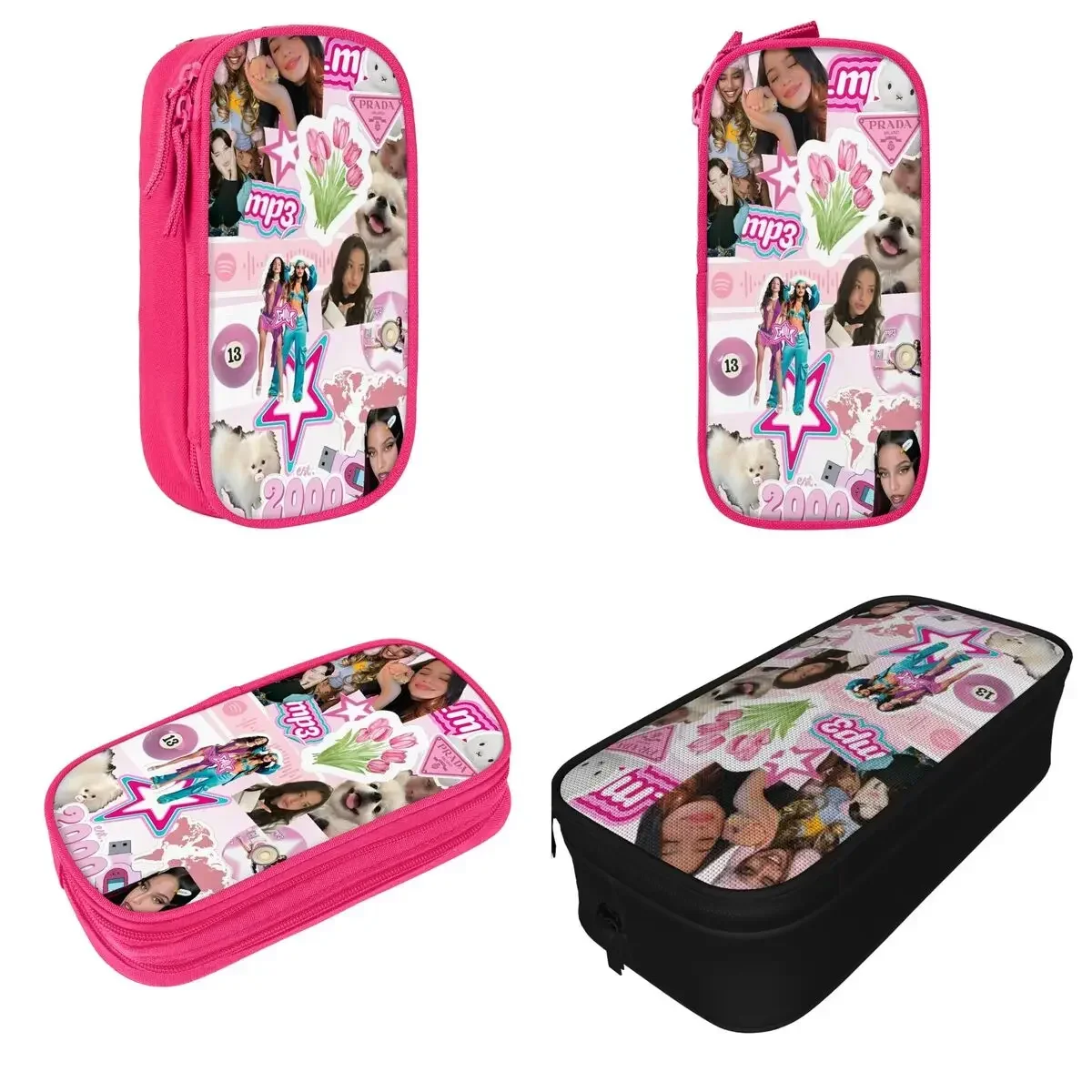 

Emilia Mernes Pencil Case Pen Holder Bags Student Big Capacity Students School Cosmetic Pencilcases