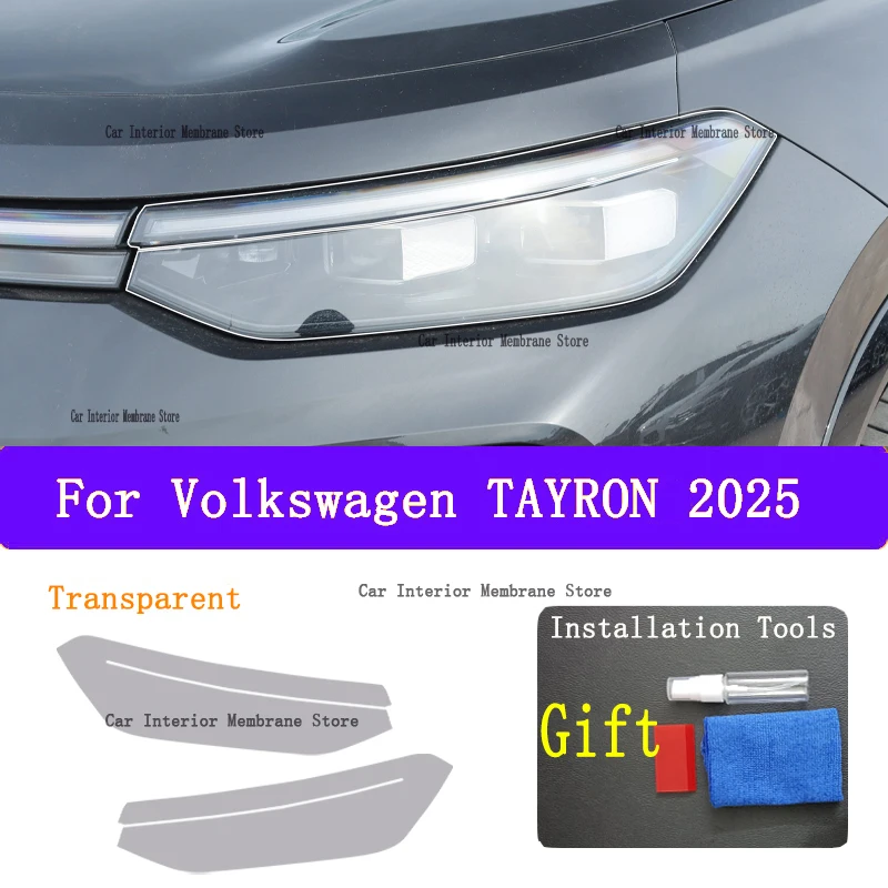 

For VOLKSWAGEN TAYRON (2025) Anti scratch film for exterior headlights, headlight color, repair parts, stickers