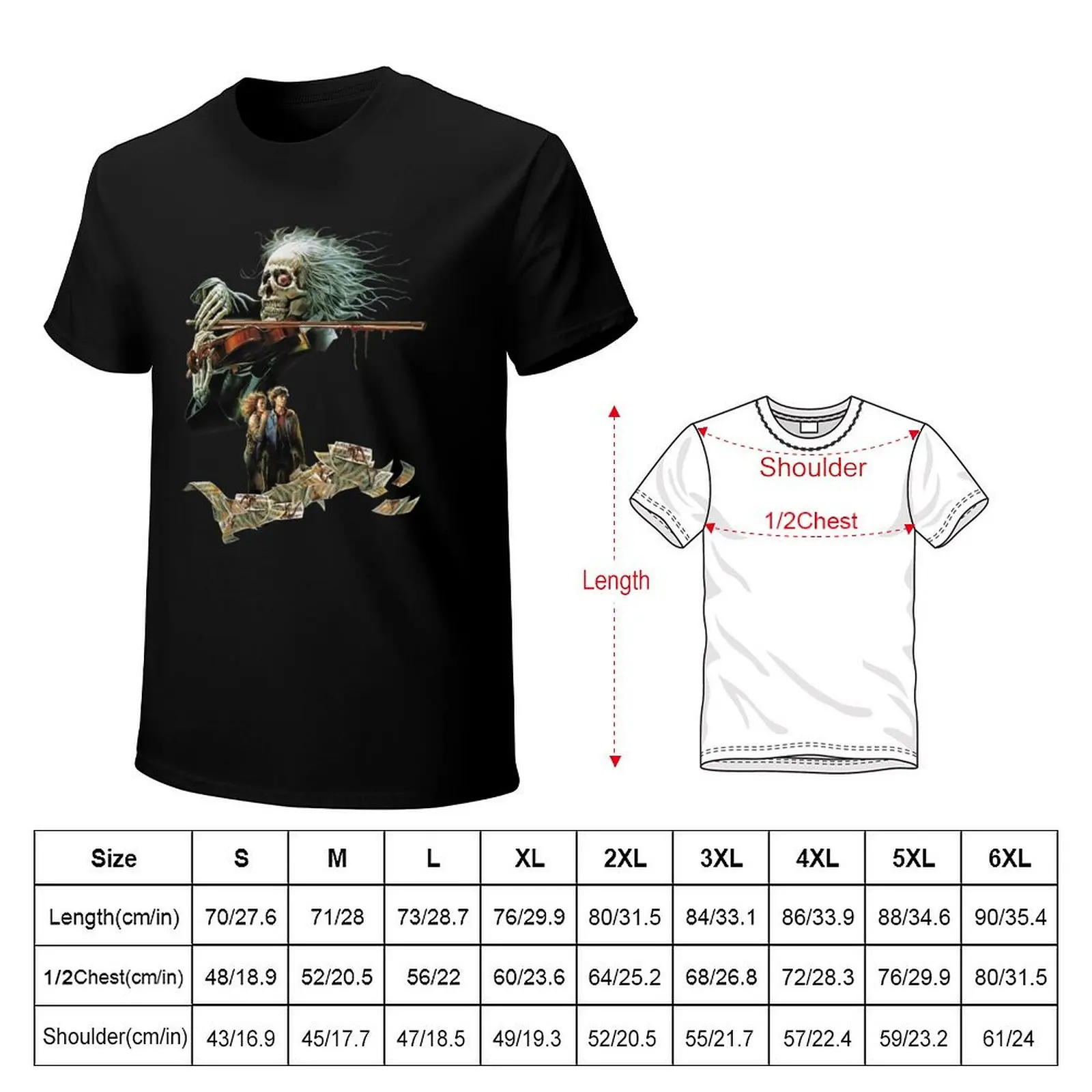 Cozzi - Paganini Horror T-Shirt t shirt for man 100 percent cotton T-Shirt