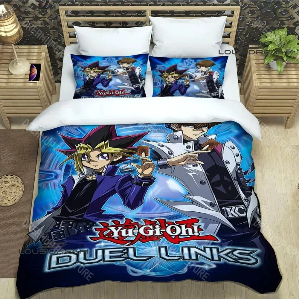 3D Printed Yu-Gi-Oh MONSTER Bedding Set for Boys Girls Duvet Cover Pillowcase Twin Queen King Full Single Double Sizes