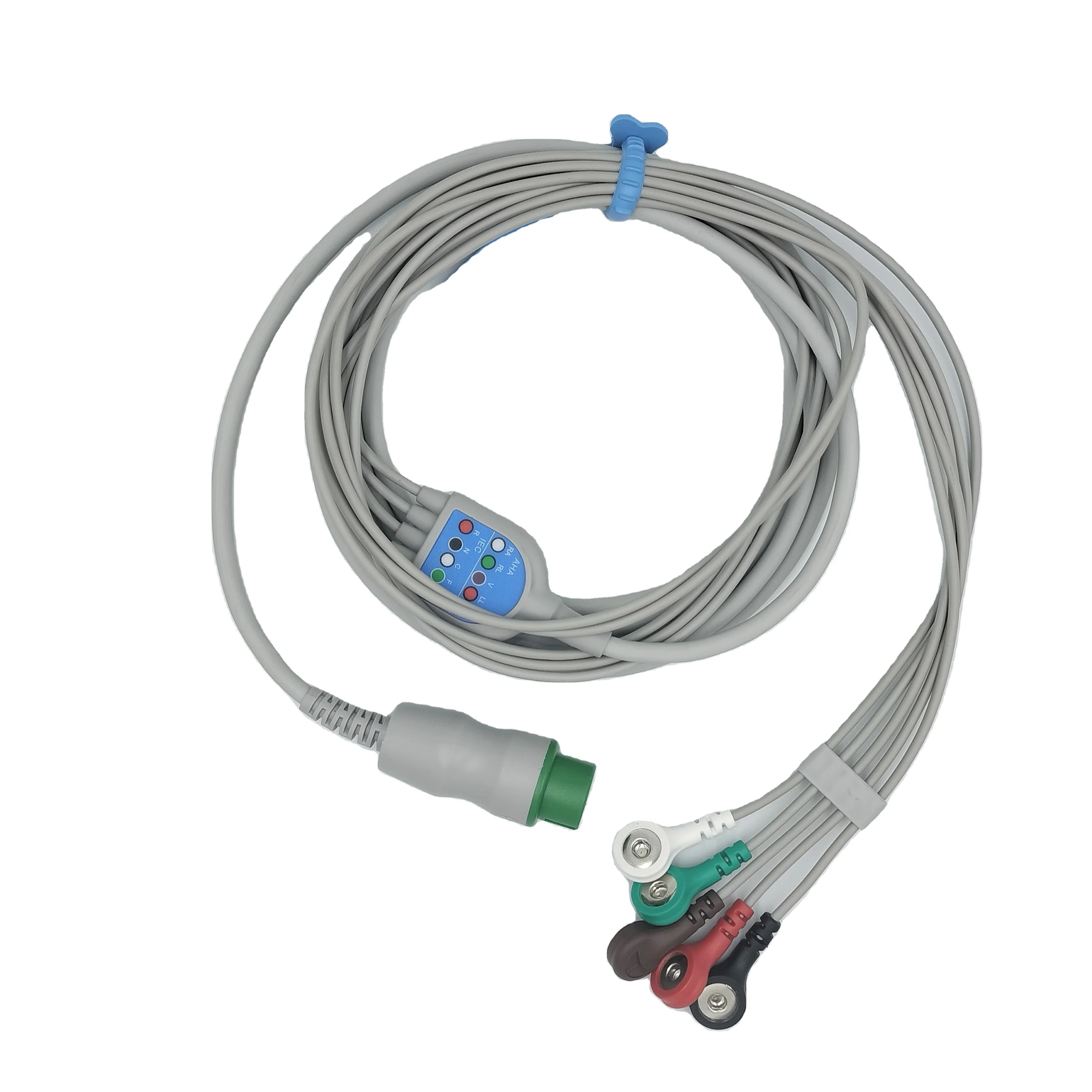 

Medical One Piece 12 Pin 5 Lead Cable Clip Compatible Biolight