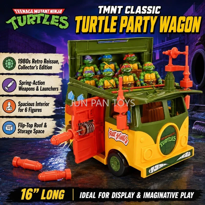 Original Teenage Mutant Ninja Turtles Classic Party Wagon Action