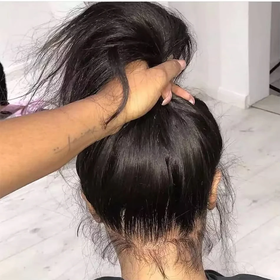 360 HD شعر مستعار دانتيل كامل شعر الإنسان حزام غير مرئي 30 بوصة مستقيم 100% شعر بشري برازيلي 13x6 HD الدانتيل شعر مستعار أمامي 220 الكثافة