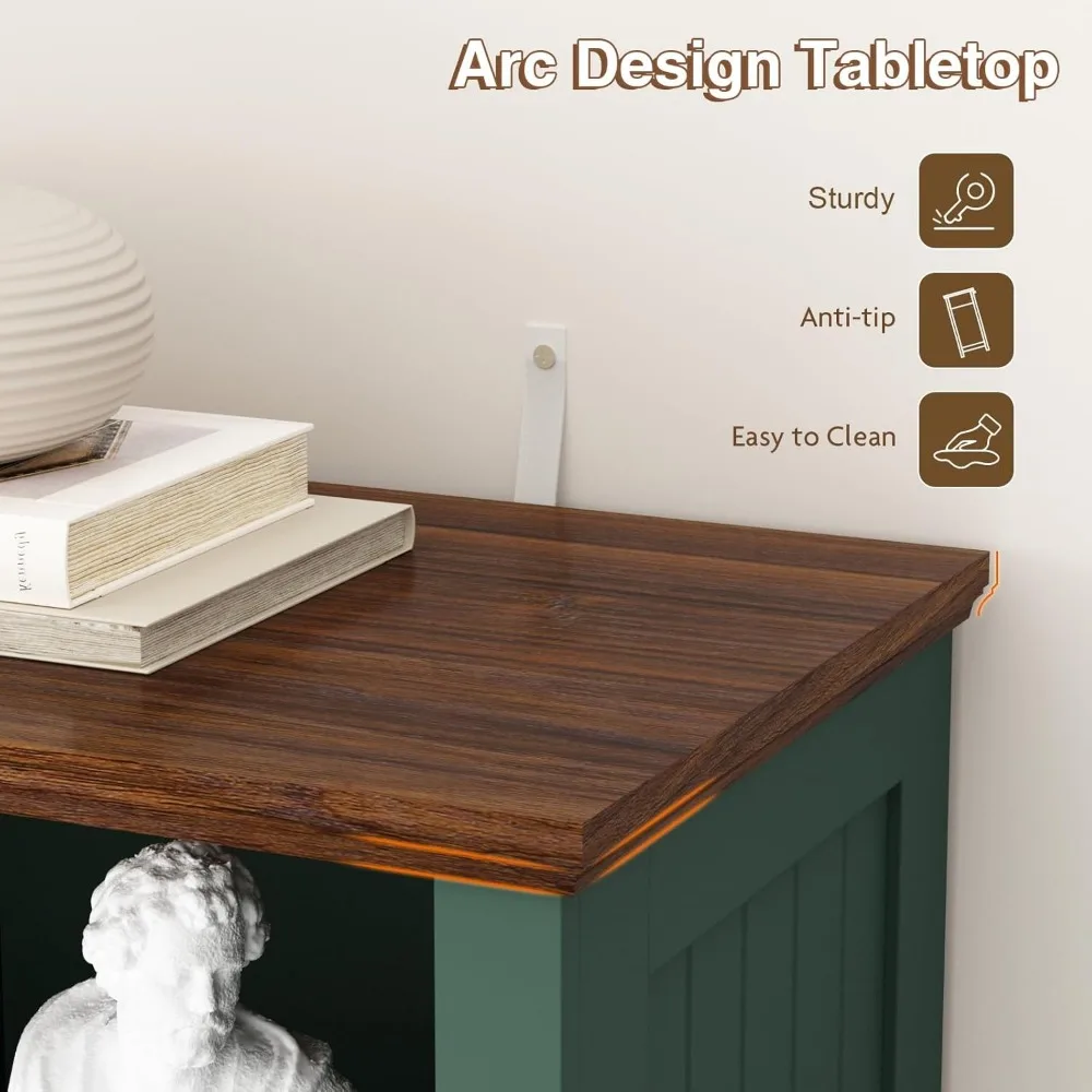 منظم تخزين حصري مكون من 8 مكعبات - رف كتب منخفض مكون من 62 رفًا طويلًا من خشب المزرعة، وحدة تحكم تخزين أفقية مفتوحة #4