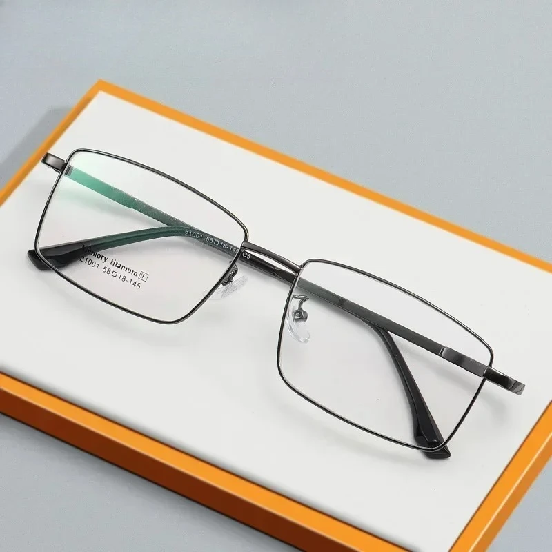 KIZN 58Mm Large Frame Glasses +100+125+150+175+200+225+275+325+375+425 Hyperopia Optical Customization Memory Box